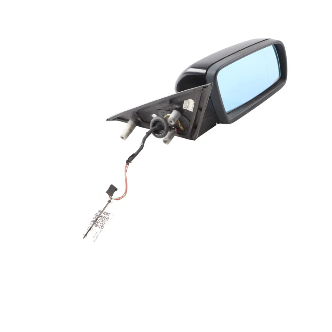 BMW E60 E61 LCI Wing Mirror Door Right O/S Outside Black Sapphire 475 - SKU RHD-7189574-BS - Part number 7189574