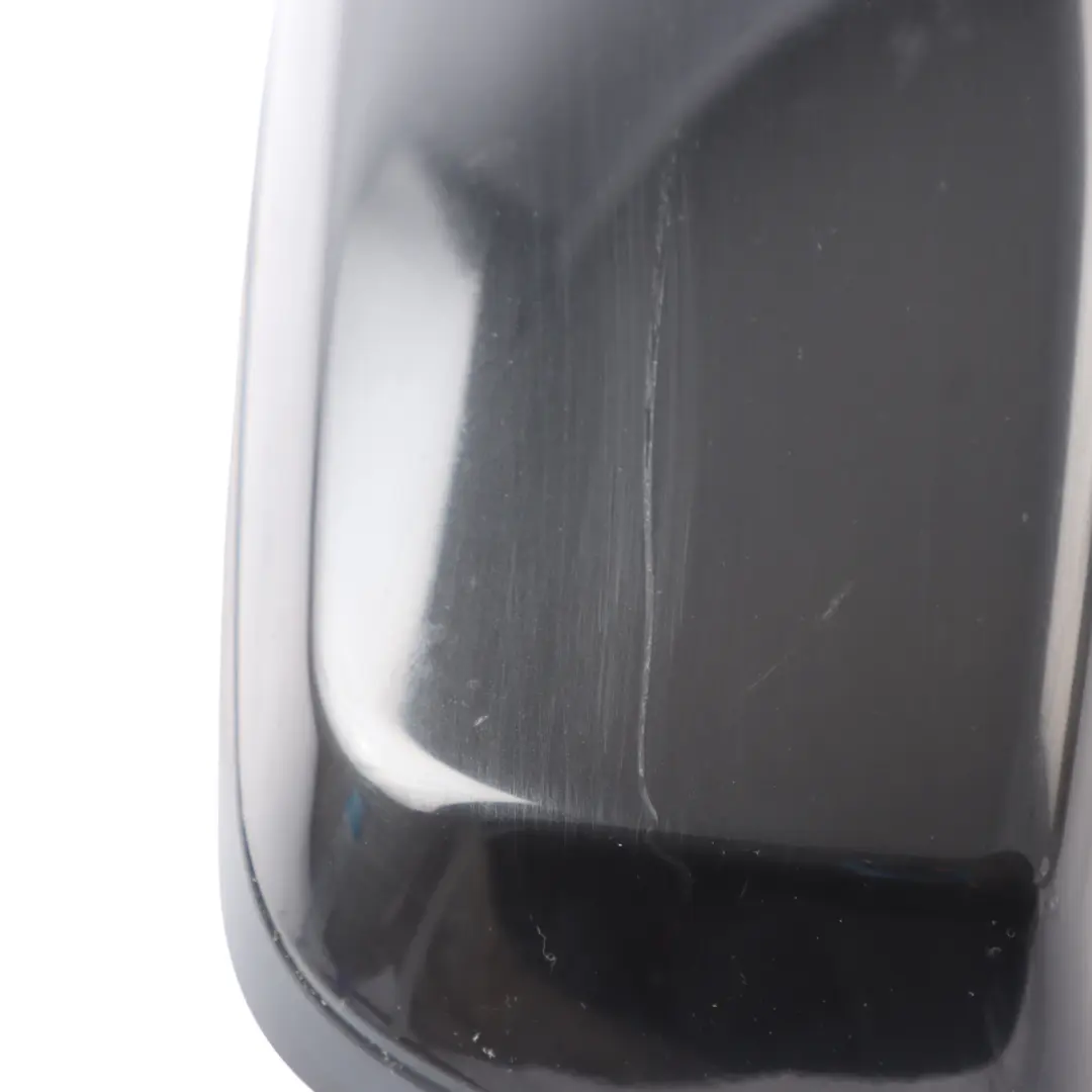 BMW E60 E61 LCI Wing Mirror Door Right O/S Outside Black Sapphire 475 - SKU RHD-7189574-BS - Part number 7189574
