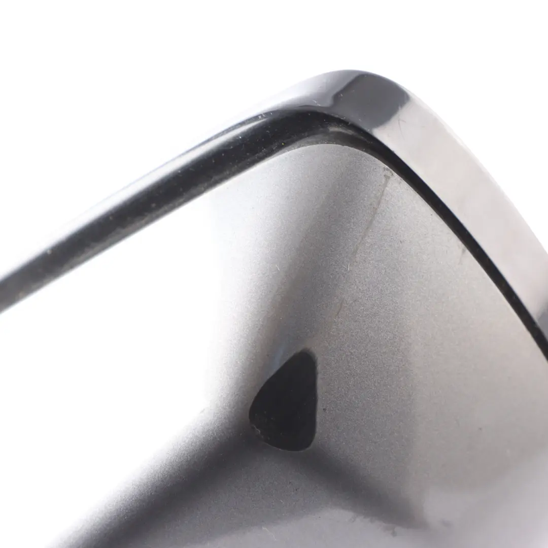 BMW 5 E60 E61 LCI M Sport Right Wing Mirror O/S High Gloss Spacegrau Grey A52 - SKU rhd-7189634-SCG - Part number 7189634