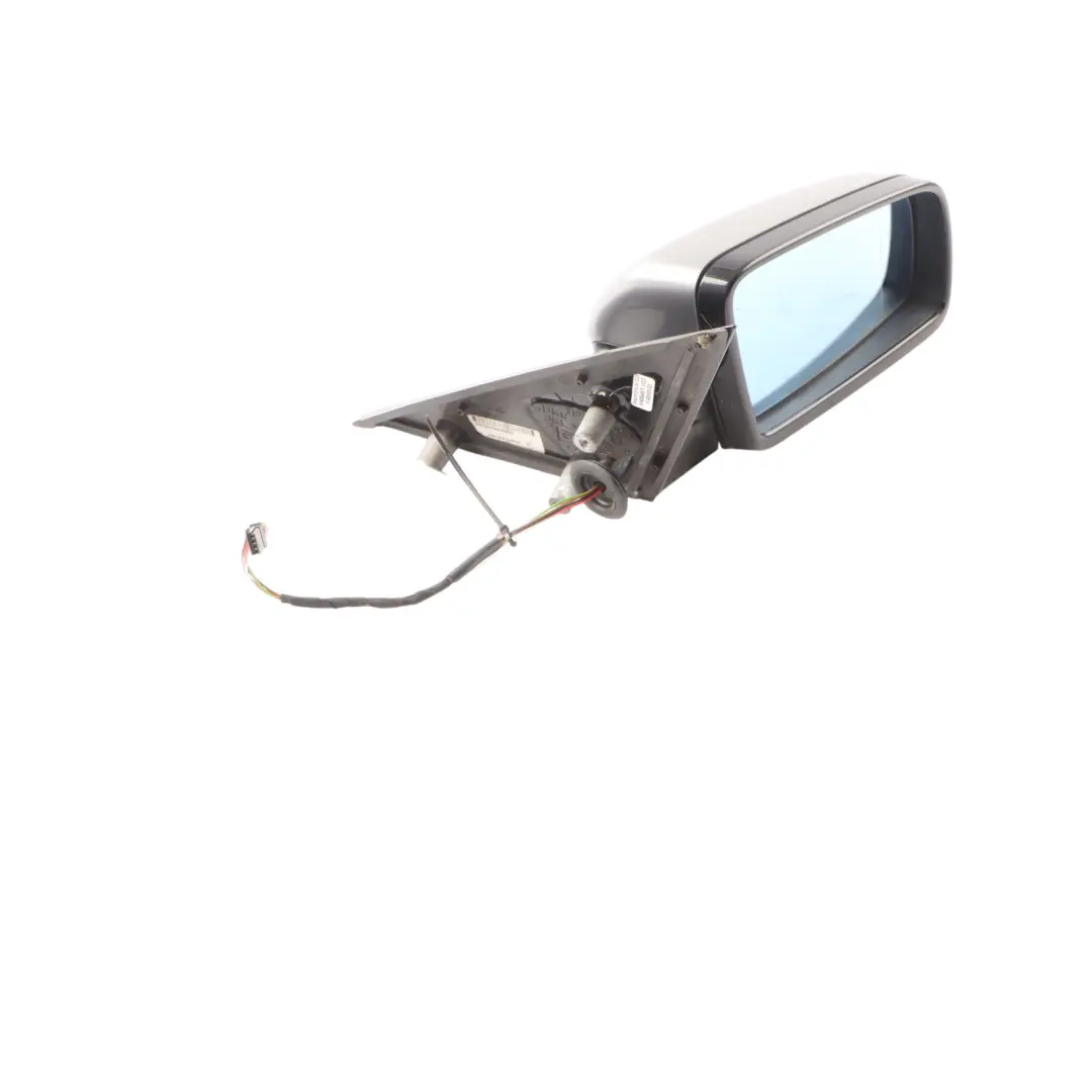Right Wing Mirror O/S High Gloss Spacegrau Grey A52 to BMW 5 E60 E61 LCI M Sport with Part number 7189634 BMW 5 E60 E61 LCI M Sport Right Wing Mirror O/S High Gloss Spacegrau Grey A52 - SKU rhd-7189634-SCG - Part number 7189634