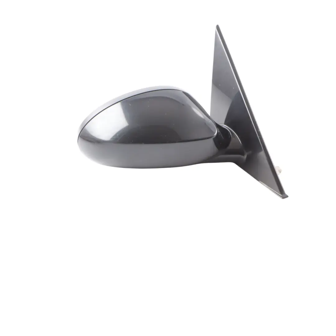 BMW 1 Series 2 E87 Heated Right Wing Mirror O/S High Gloss Black Sapphire 475 - SKU rhd-7189896-BS - Part number 7189896