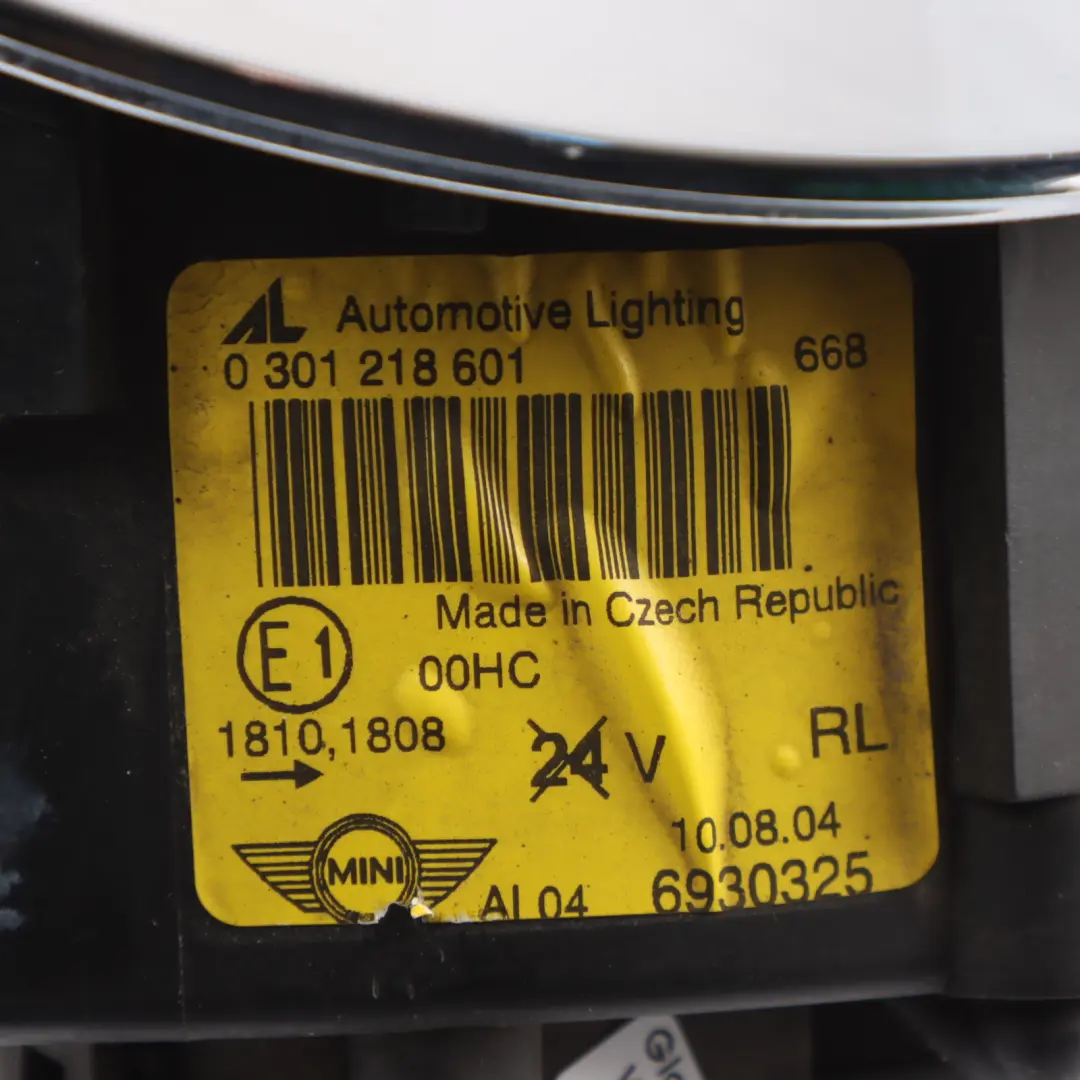 Headlight Headlamp Lamp Front Left N/S 6930325 6961347 to Mini Cooper R50 R52 R53 with Part number 7198731 Mini Cooper R50 R52 R53 Headlight Headlamp Lamp Front Left N/S 6930325 6961347 - SKU rhd-7198731-1 - Part number 7198731