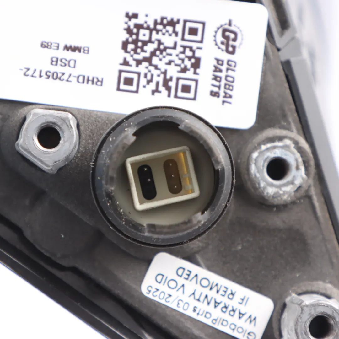 Wing Mirror Door BMW Z4 E89 Heated Right O/S Deep Sea Blue Metallic - A76 to with Part number 7205172 Wing Mirror Door BMW Z4 E89 Heated Right O/S Deep Sea Blue Metallic - A76 - SKU RHD-7205172-DSB - Part number 7205172