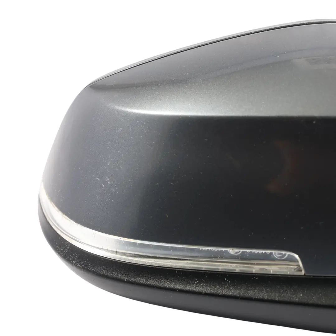 Wing Mirror Heated Auto Dip Door Right O/S Mineral Grau Metallic - B39 to BMW F20 with Part number 7242748 BMW F20 Wing Mirror Heated Auto Dip Door Right O/S Mineral Grau Metallic - B39 - SKU RHD-7242748-MG - Part number 7242748