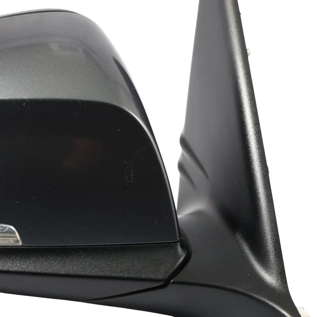 Wing Mirror Heated Auto Dip Door Right O/S Mineral Grau Metallic - B39 to BMW F20 with Part number 7242748 BMW F20 Wing Mirror Heated Auto Dip Door Right O/S Mineral Grau Metallic - B39 - SKU RHD-7242748-MG - Part number 7242748