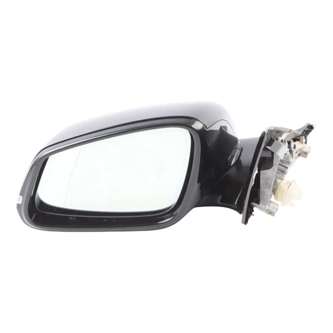 BMW F20 Links Wing Mirror N/S High Gloss Auto Dip Black Sapphire - 475 - SKU rhd-7242823-BS - Part number 7242823