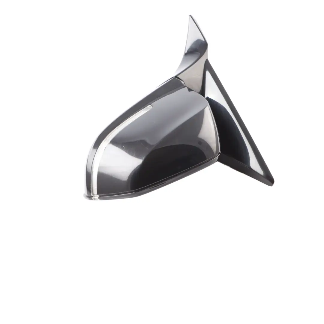 BMW F20 Links Wing Mirror N/S High Gloss Auto Dip Black Sapphire - 475 - SKU rhd-7242823-BS - Part number 7242823