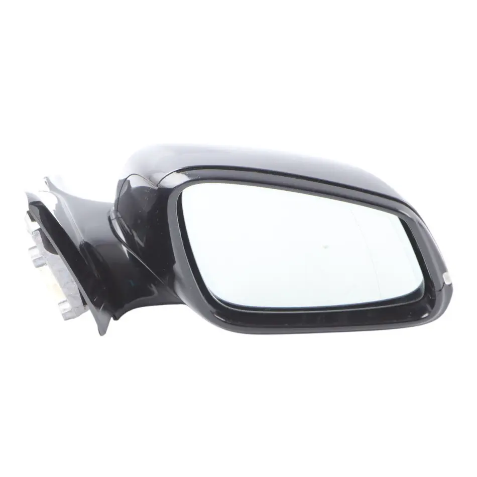 BMW F20 Door Wing Mirror Right O/S Gloss Auto Dip Black Sapphire - 475 - SKU RHD-7242824-BS - Part number 7242824