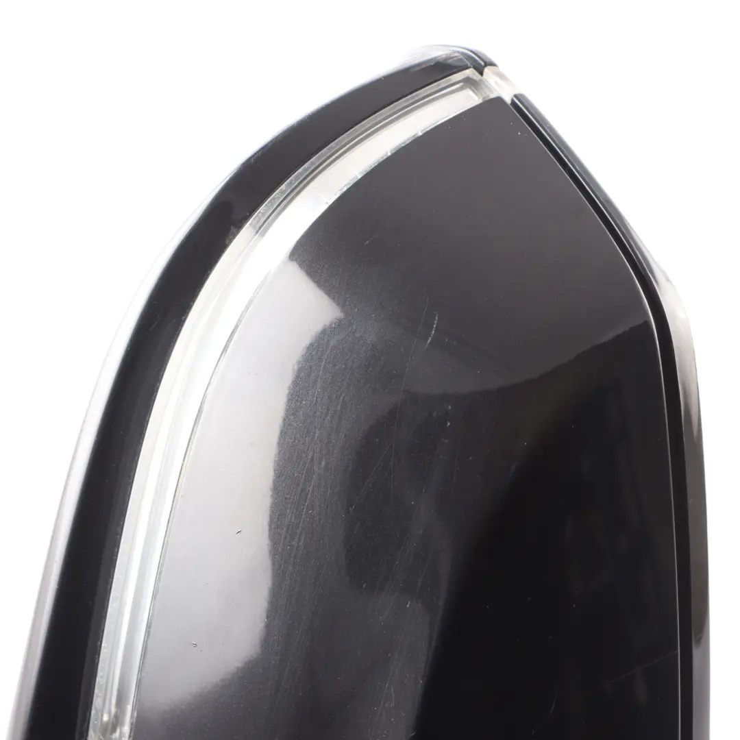 BMW F20 Door Wing Mirror Right O/S Gloss Auto Dip Black Sapphire - 475 - SKU RHD-7242824-BS - Part number 7242824