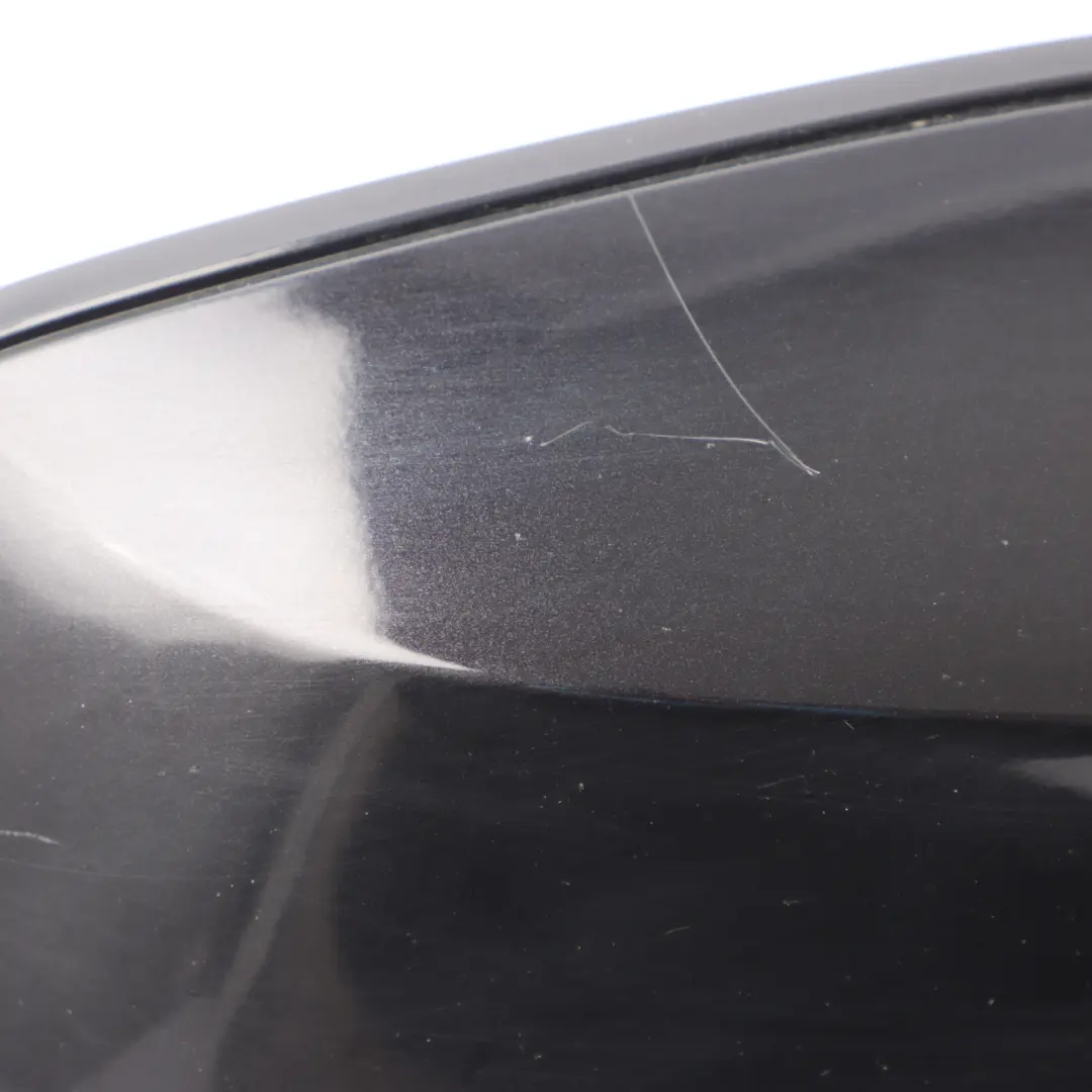 BMW F20 Door Wing Mirror Right O/S Gloss Auto Dip Black Sapphire - 475 - SKU RHD-7242824-BS - Part number 7242824