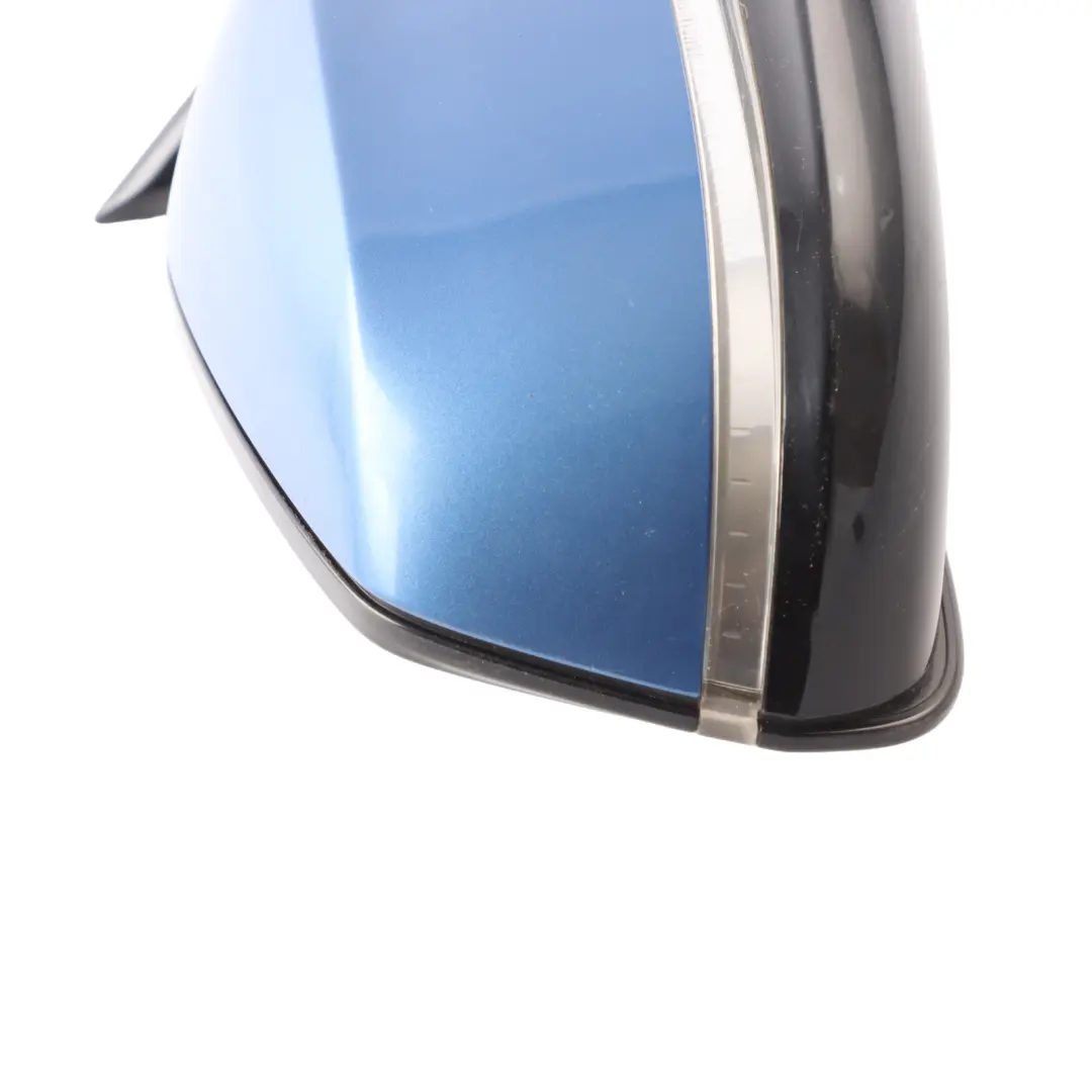 BMW F30 M Sport Mirror Wing Heated Right O/S Door Estoril Blau B45 - SKU RHD-7245218-EB - Part number 7245218