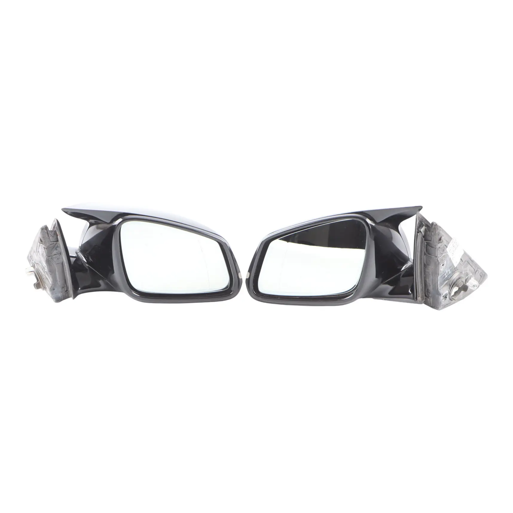 BMW F30 F31 Door Wing Mirrors Left Right N/O/S Auto Dip Shadow Line Black
