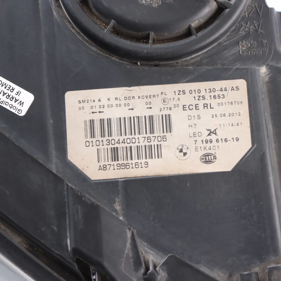 BMW F07 GT AHL Xenon Headlight Headlamp Lamp Light Front Right O/S 7290236 - SKU RHD-7262726 - Part number 7262726