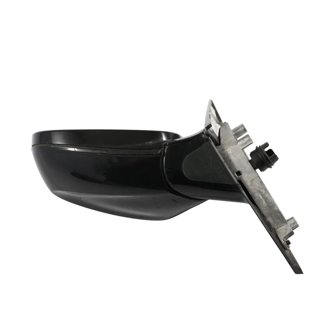 BMW E87 LCI Door Wing Mirror M Sport High Gloss Left N/S Black Sapphire - 475 - SKU RHD-7268145-BS1 - Part number 7268145