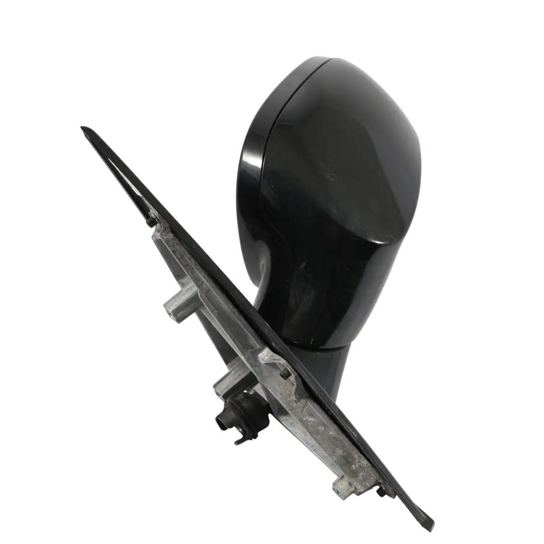 BMW E87 LCI Door Wing Mirror M Sport High Gloss Left N/S Black Sapphire - 475 - SKU RHD-7268145-BS1 - Part number 7268145