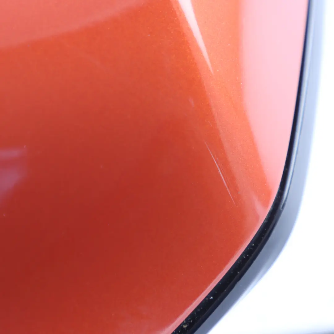 BMW F21 F22 Wing Mirror Left N/S Heated Shadow Line Valencia Orange - B44 - SKU RHD-7268599-ORG - Part number 7268599
