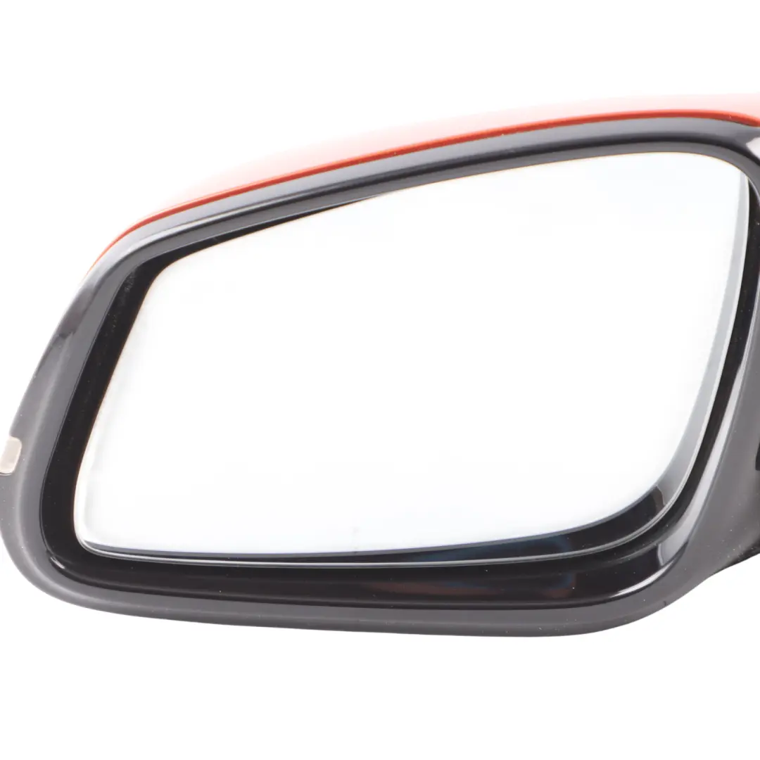 BMW F21 F22 Wing Mirror Left N/S Heated Shadow Line Valencia Orange - B44 - SKU RHD-7268599-ORG - Part number 7268599