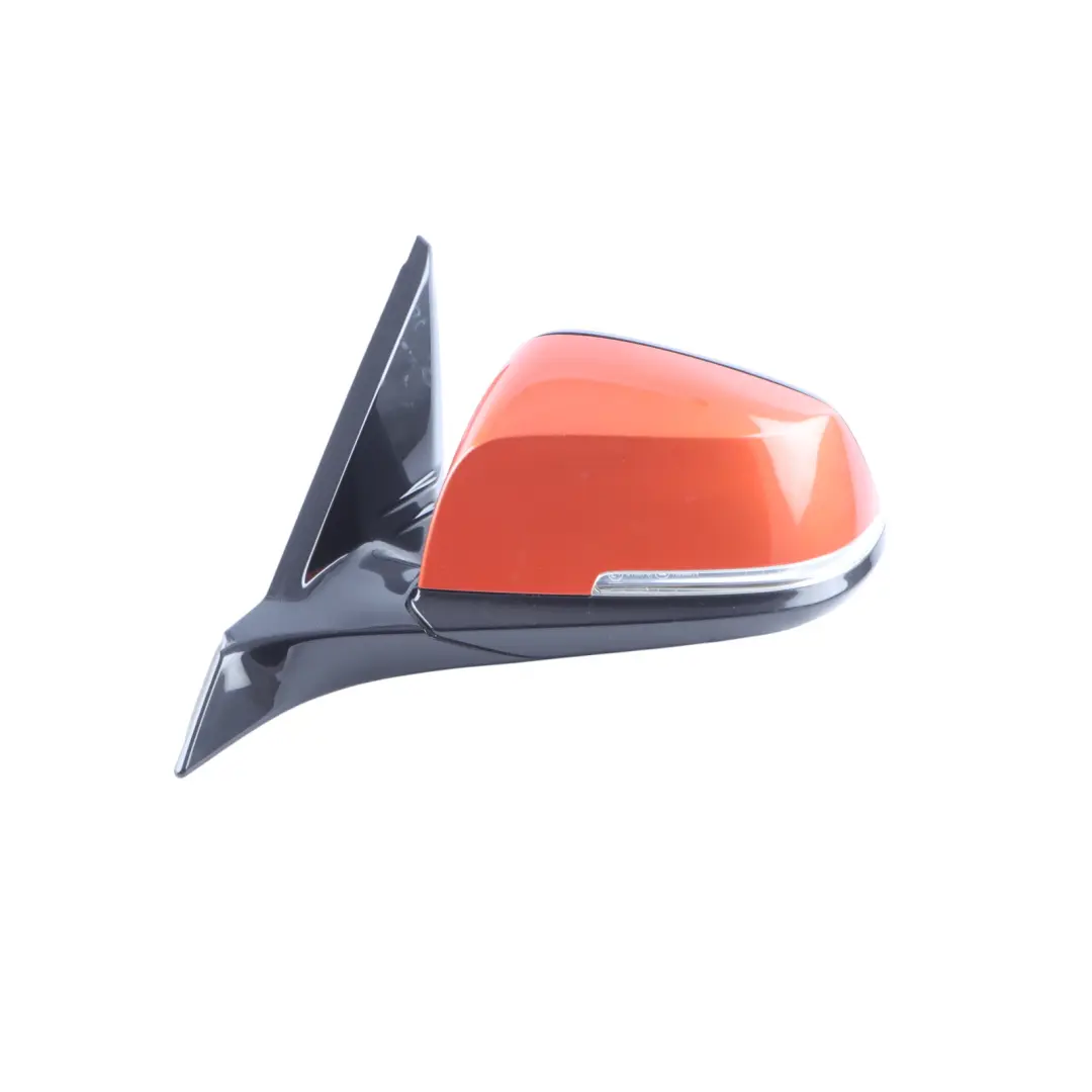 Wing Mirror Left N/S Heated Shadow Line Valencia Orange - B44 to BMW F21 F22 with Part number 7268599 BMW F21 F22 Wing Mirror Left N/S Heated Shadow Line Valencia Orange - B44 - SKU RHD-7268599-ORG - Part number 7268599