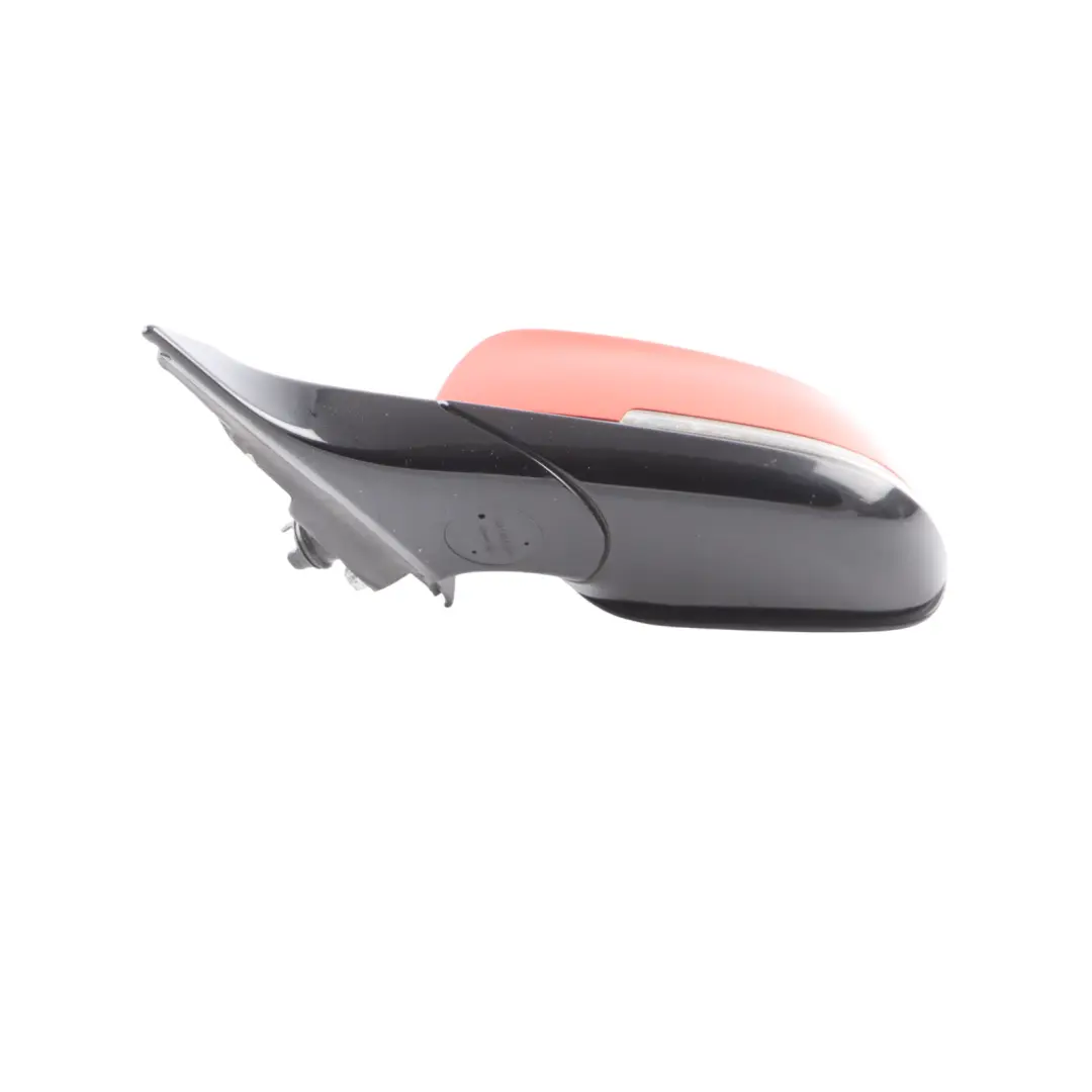 BMW F21 F22 Wing Mirror Left N/S Heated Shadow Line Valencia Orange - B44 - SKU RHD-7268599-ORG - Part number 7268599