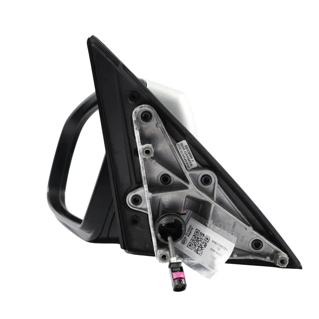 Dip Power Fold Left Wing Mirror N/S Titansilber Silver 354 to BMW E71 Auto with Part number 7282781 BMW E71 Auto Dip Power Fold Left Wing Mirror N/S Titansilber Silver 354 - SKU RHD-7282781-TS - Part number 7282781