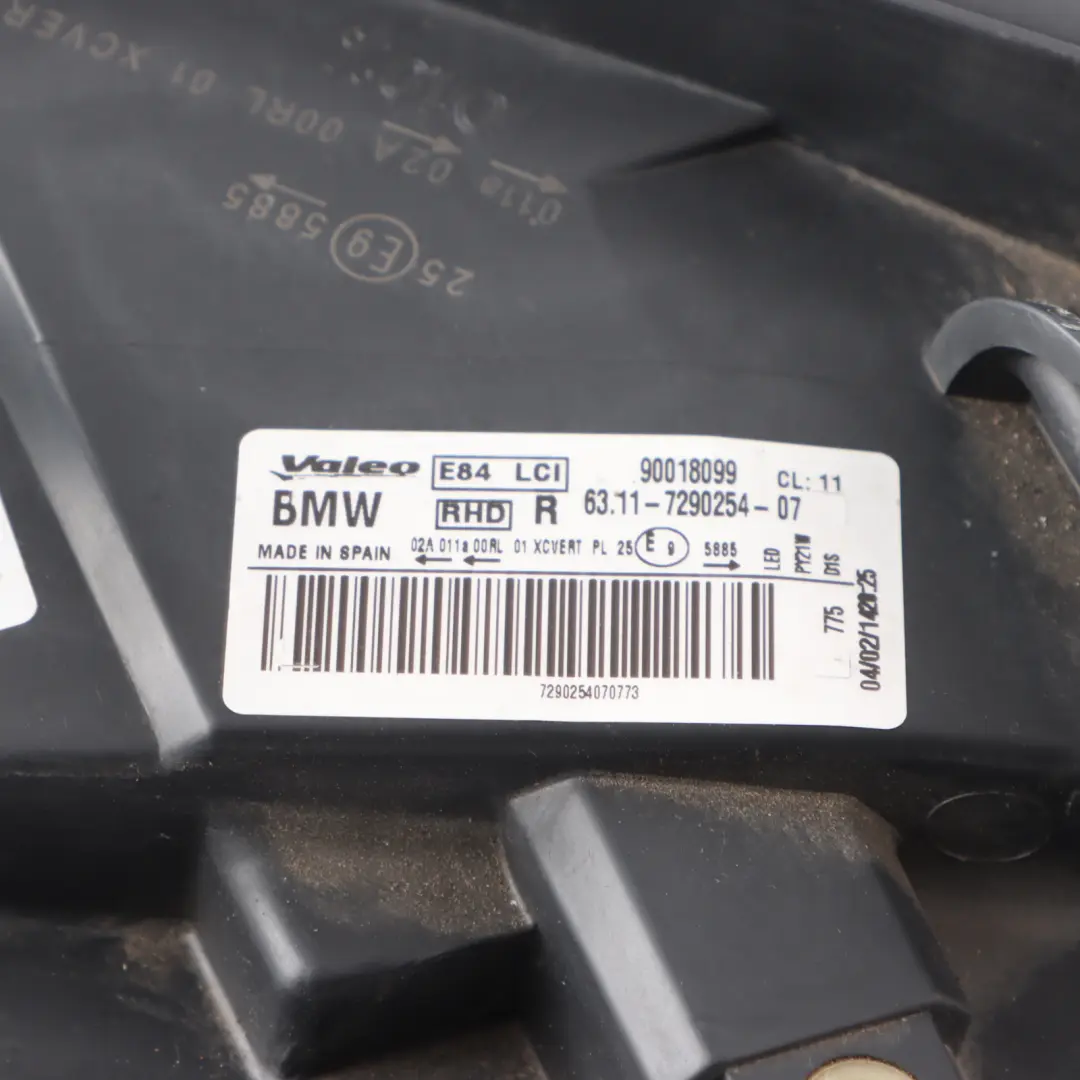 Adaptive Xenon Headlight AKL Headlmap Front Right O/S 7290254 to BMW X1 E84 LCI with Part number 7290270 BMW X1 E84 LCI Adaptive Xenon Headlight AKL Headlmap Front Right O/S 7290254 - SKU RHD-7290270 - Part number 7290270