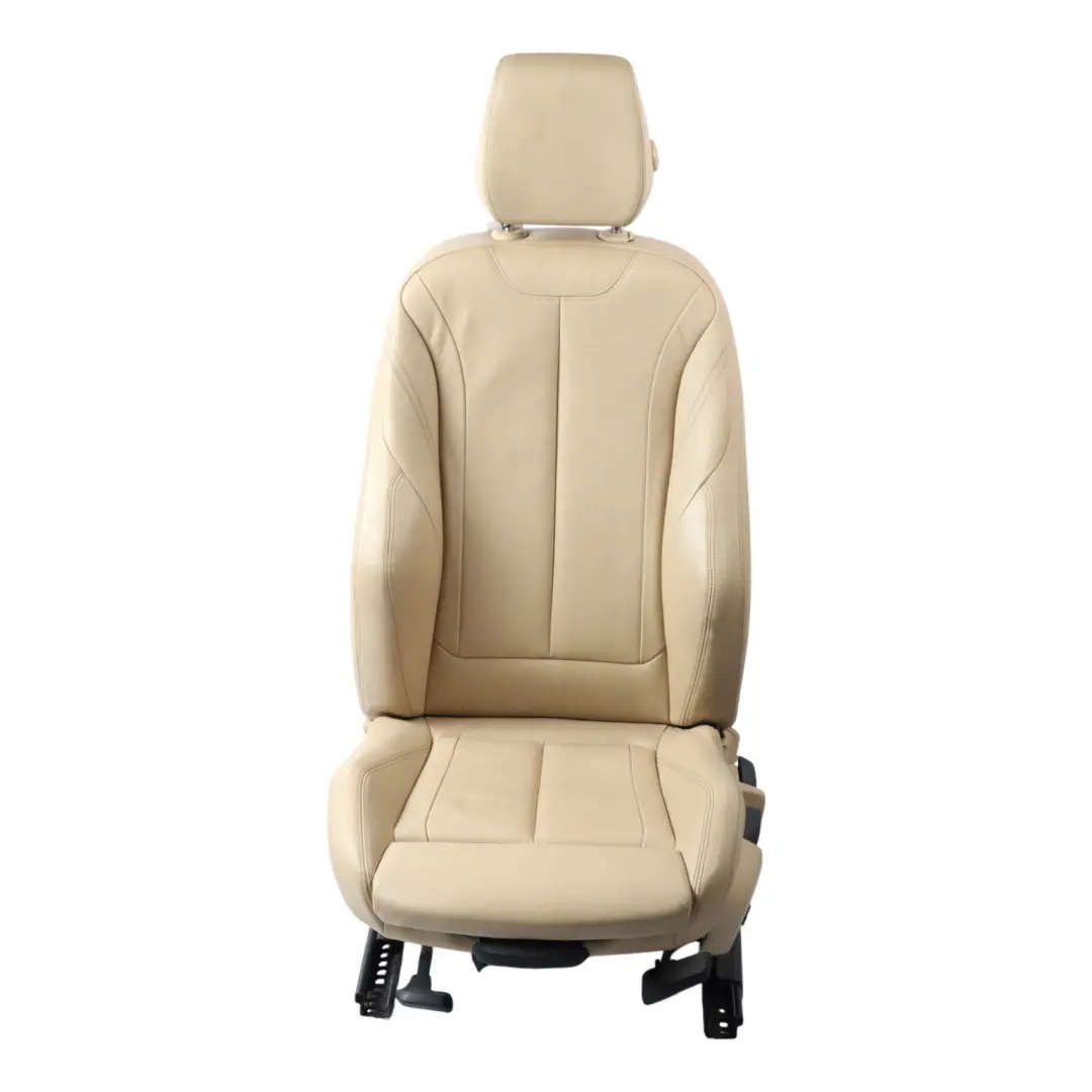 Front Seat BMW F30 Left N/S M-Sport Heated Leather Dakota Veneto Beige Memory to with Part number 7295143 Front Seat BMW F30 Left N/S M-Sport Heated Leather Dakota Veneto Beige Memory - SKU rhd-7303743-1 - Part number 7295143