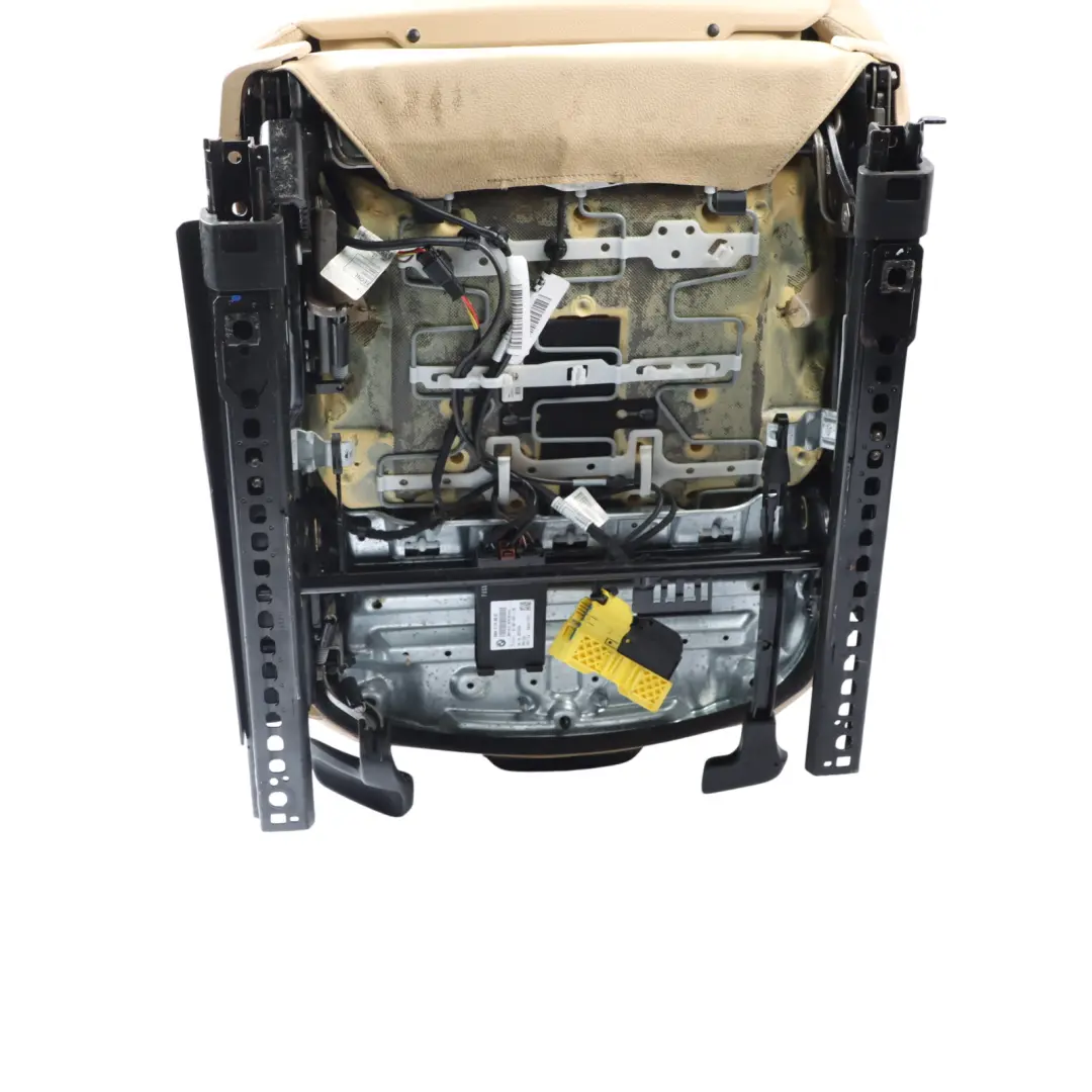 Front Seat BMW F30 Left N/S M-Sport Heated Leather Dakota Veneto Beige Memory to with Part number 7295143 Front Seat BMW F30 Left N/S M-Sport Heated Leather Dakota Veneto Beige Memory - SKU rhd-7303743-1 - Part number 7295143