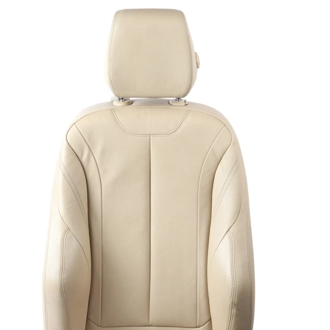  Front Seat BMW F30 Left N/S M-Sport Heated Leather Dakota Veneto Beige Memory - SKU rhd-7303743-1 - Part number 7295143