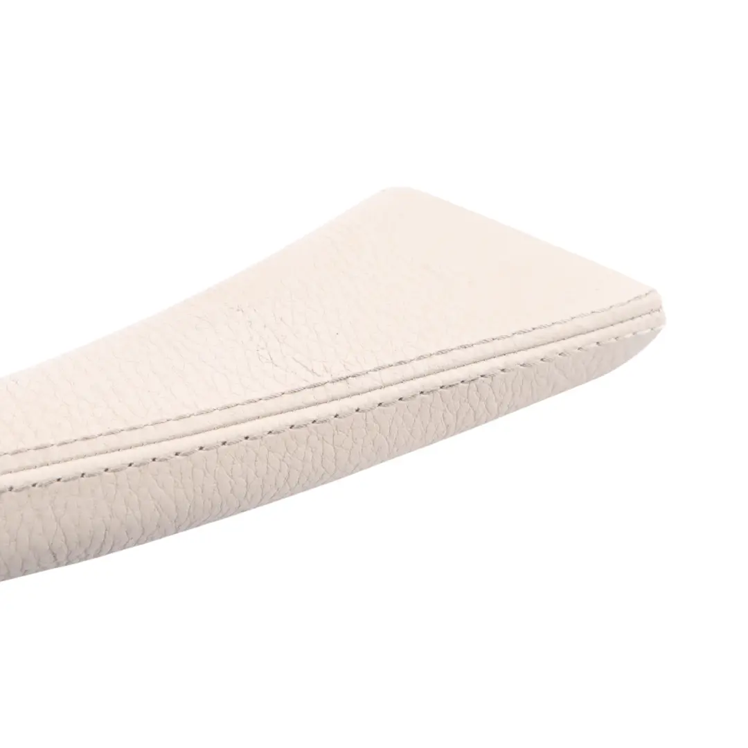 Door Cover Interior Handle Leather Left N/S Elfenbeinweiss to BMW F12 F13 with Part number 7307285 BMW F12 F13 Door Cover Interior Handle Leather Left N/S Elfenbeinweiss - SKU RHD-7307285 - Part number 7307285