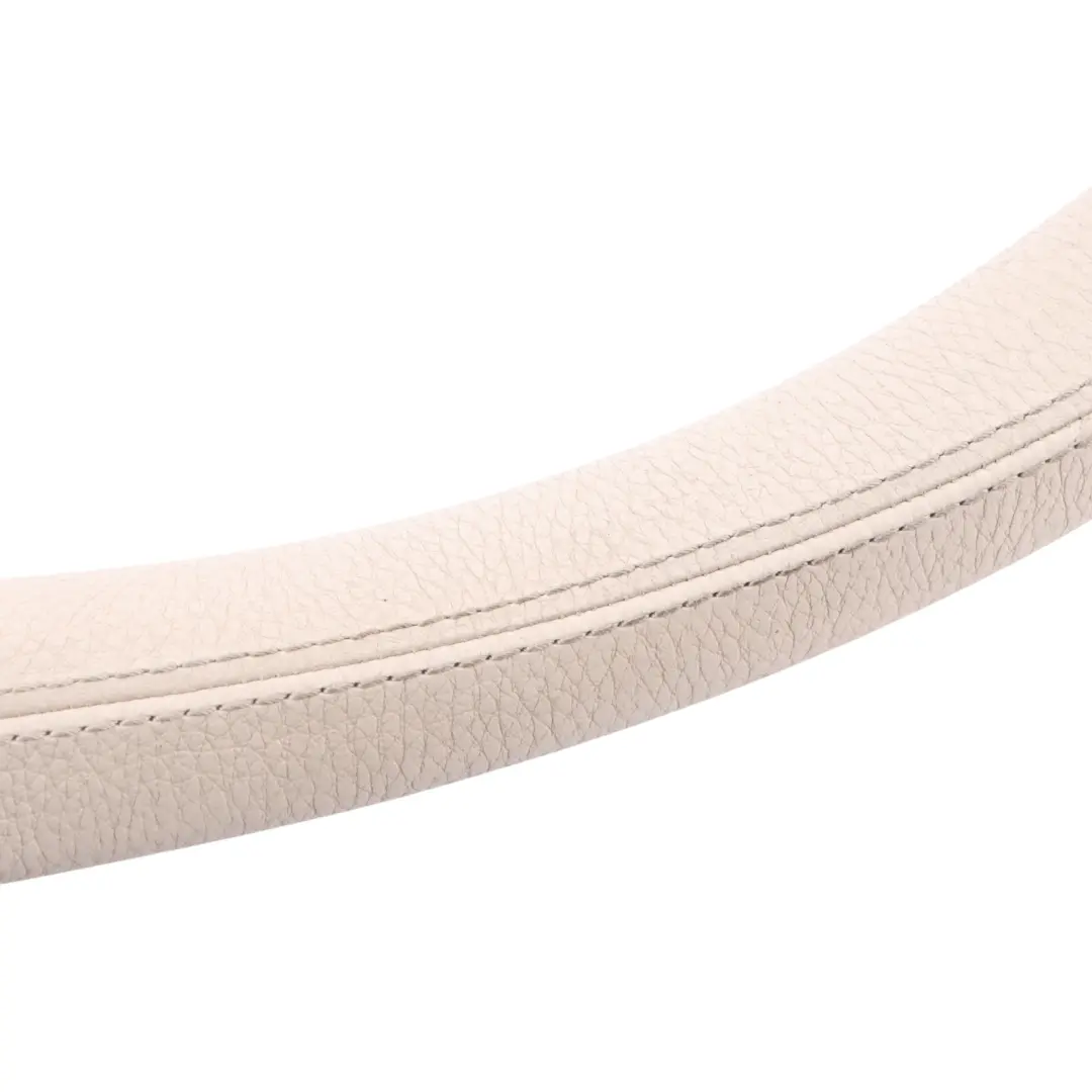 Door Cover Interior Handle Leather Left N/S Elfenbeinweiss to BMW F12 F13 with Part number 7307285 BMW F12 F13 Door Cover Interior Handle Leather Left N/S Elfenbeinweiss - SKU RHD-7307285 - Part number 7307285