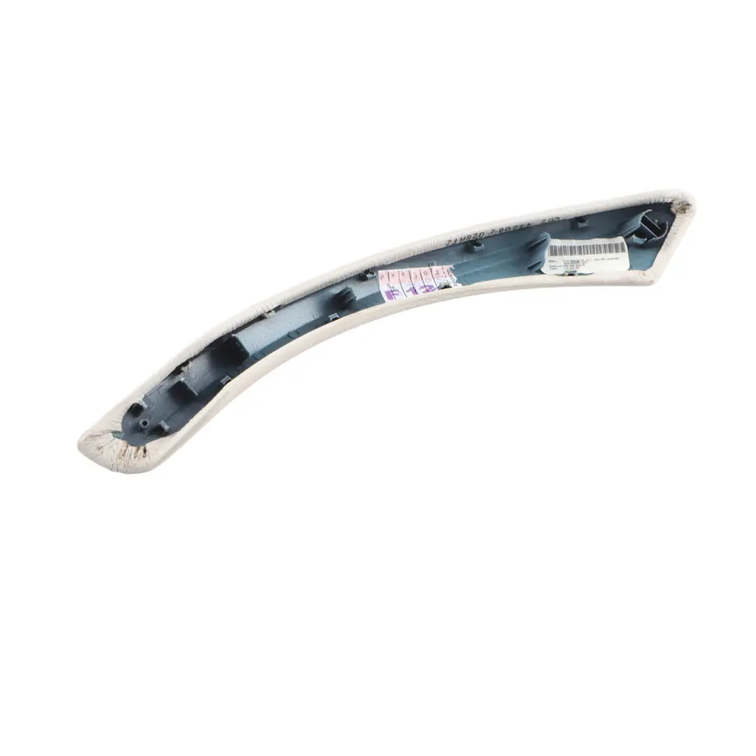 Door Cover Interior Handle Leather Left N/S Elfenbeinweiss to BMW F12 F13 with Part number 7307285 BMW F12 F13 Door Cover Interior Handle Leather Left N/S Elfenbeinweiss - SKU RHD-7307285 - Part number 7307285