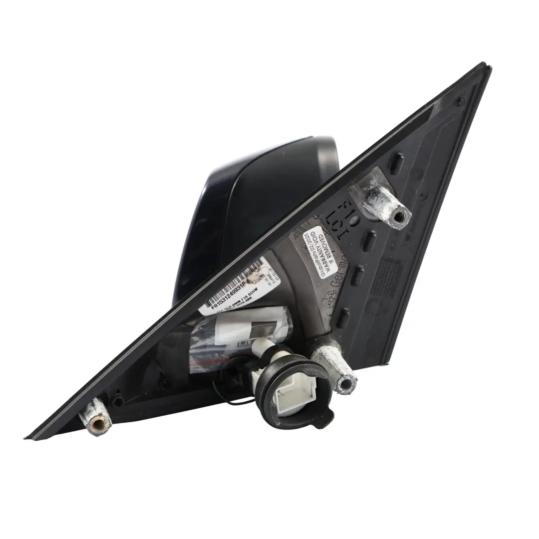 Wing Mirror Door BMW F10 F11 Heated Right O/S Imperial Blue - A89 5 Pin to with Part number 7322482 Wing Mirror Door BMW F10 F11 Heated Right O/S Imperial Blue - A89 5 Pin - SKU RHD-7322482-IBB2 - Part number 7322482