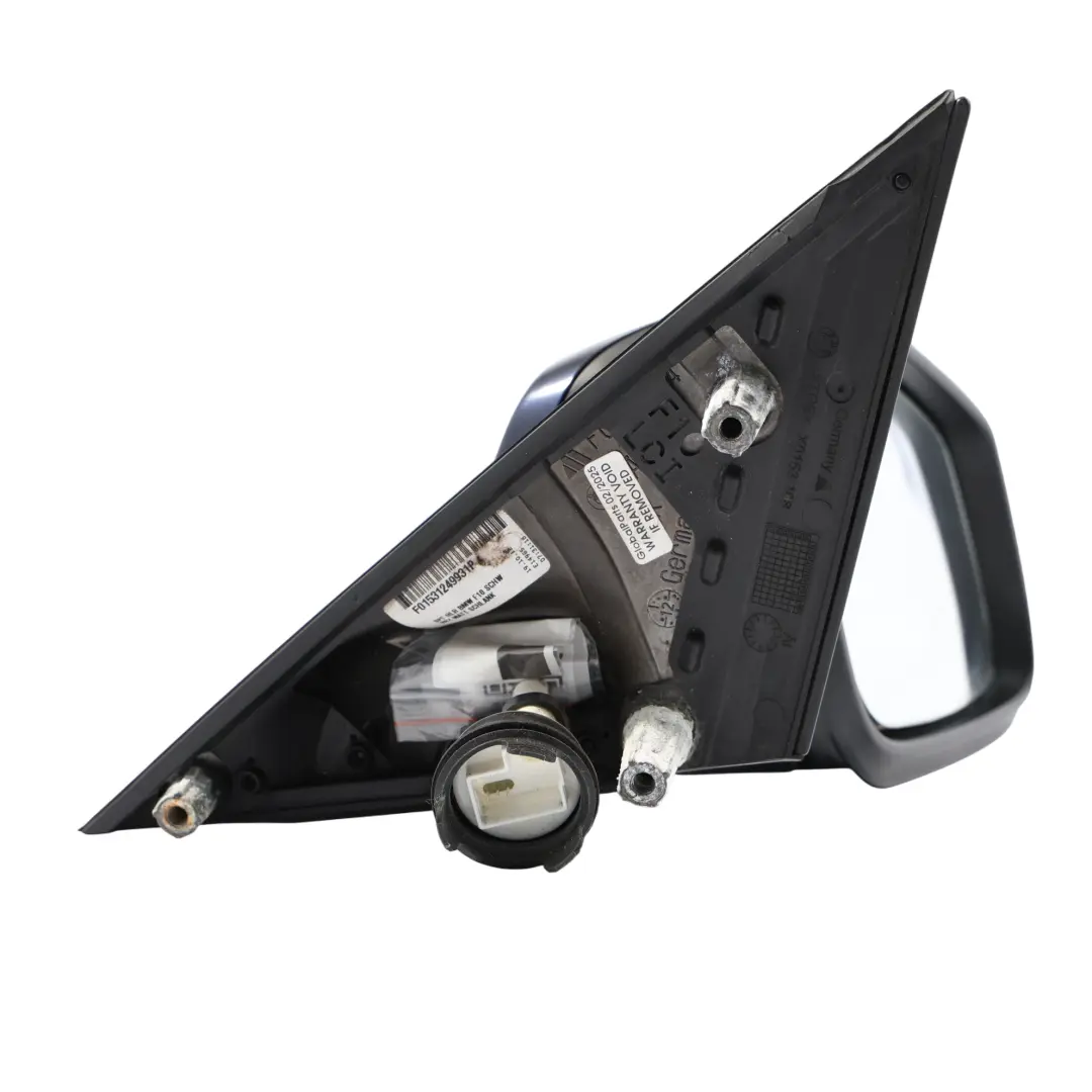  Wing Mirror Door BMW F10 F11 Heated Right O/S Imperial Blue - A89 5 Pin - SKU RHD-7322482-IBB2 - Part number 7322482