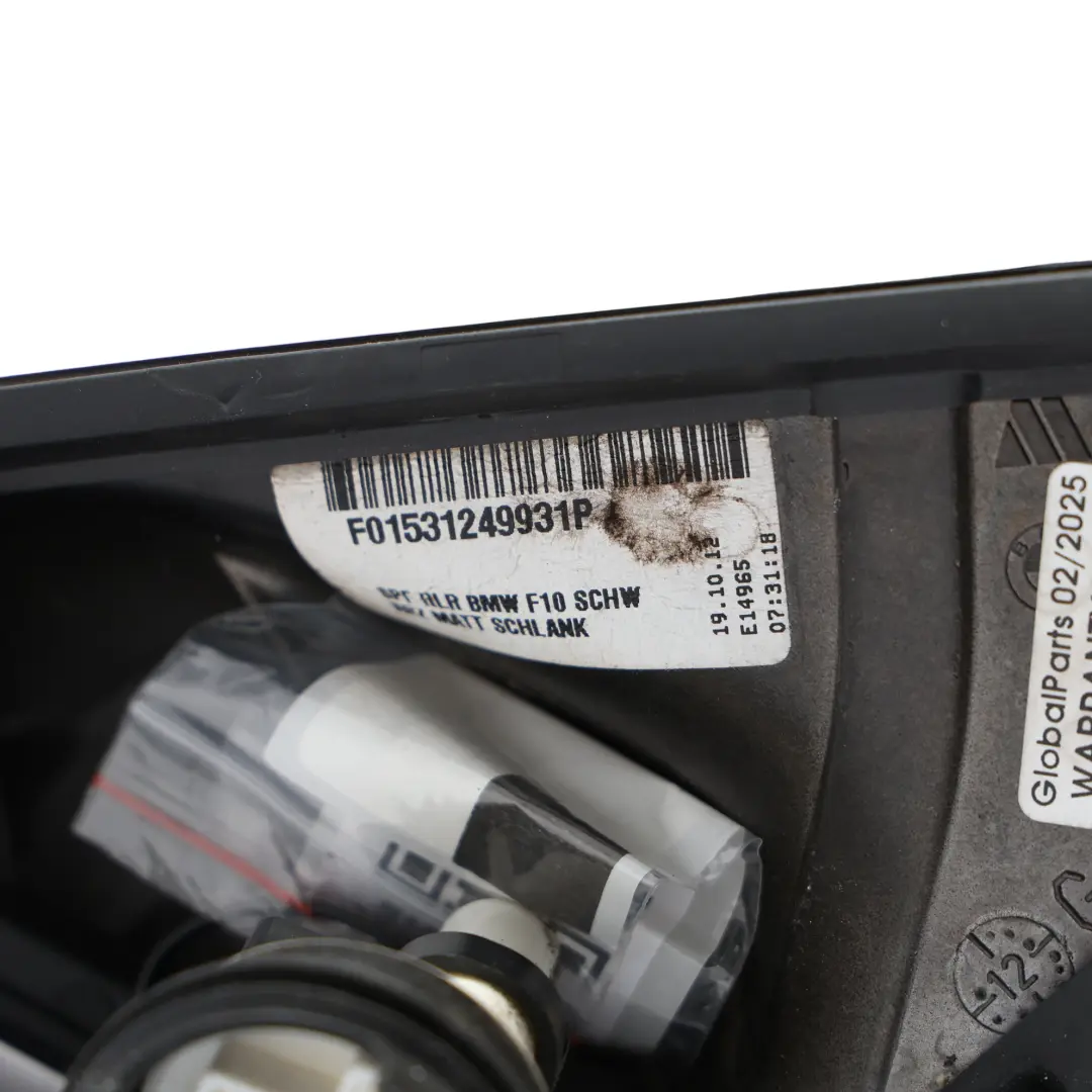 Wing Mirror Door BMW F10 F11 Heated Right O/S Imperial Blue - A89 5 Pin to with Part number 7322482 Wing Mirror Door BMW F10 F11 Heated Right O/S Imperial Blue - A89 5 Pin - SKU RHD-7322482-IBB2 - Part number 7322482