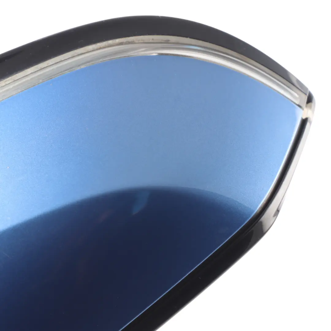 BMW F30 F31 High Gloss Heated Right Wing Mirror O/S Estoril Blue - B45 - SKU RHD-7345660-EB2 - Part number 7345660