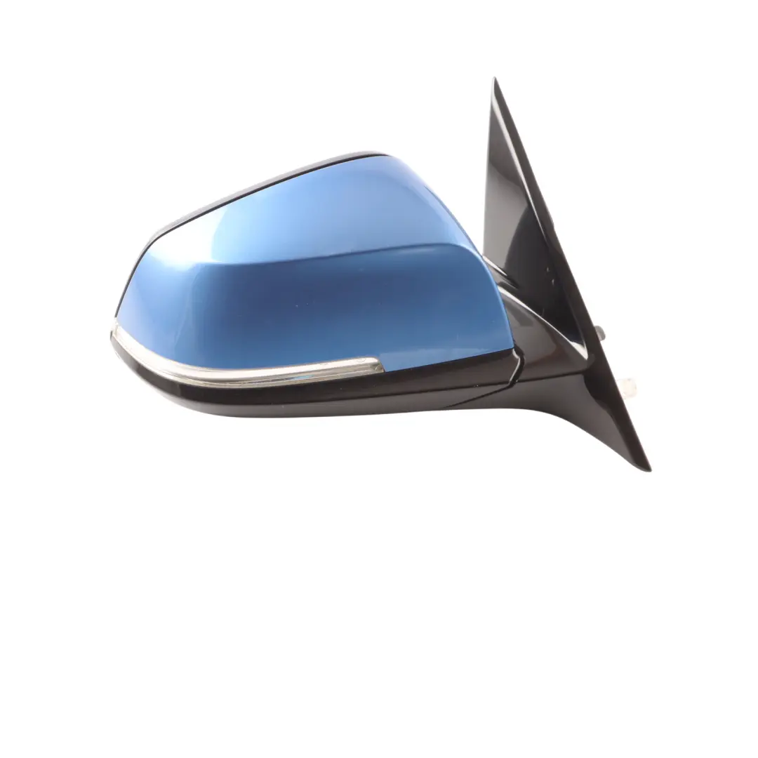 High Gloss Heated Right Wing Mirror O/S Estoril Blue - B45 to BMW F30 F31 with Part number 7345660 BMW F30 F31 High Gloss Heated Right Wing Mirror O/S Estoril Blue - B45 - SKU RHD-7345660-EB2 - Part number 7345660