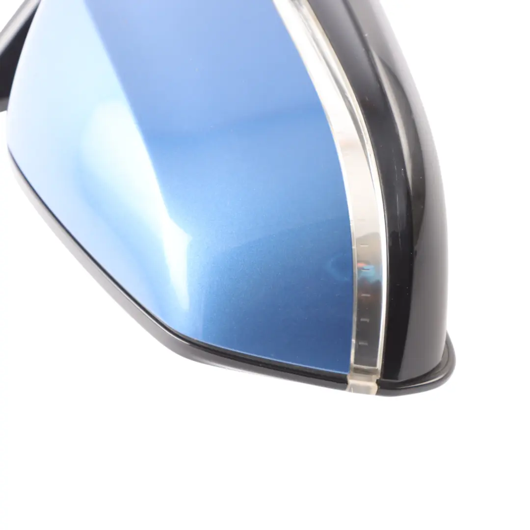 Rétroviseur Droit Haute Brillance Pour BMW F30 F31 Finition Estoril Blue - B45 - SKU RHD-7345660-EB2 - Numéro de pièce 7345660