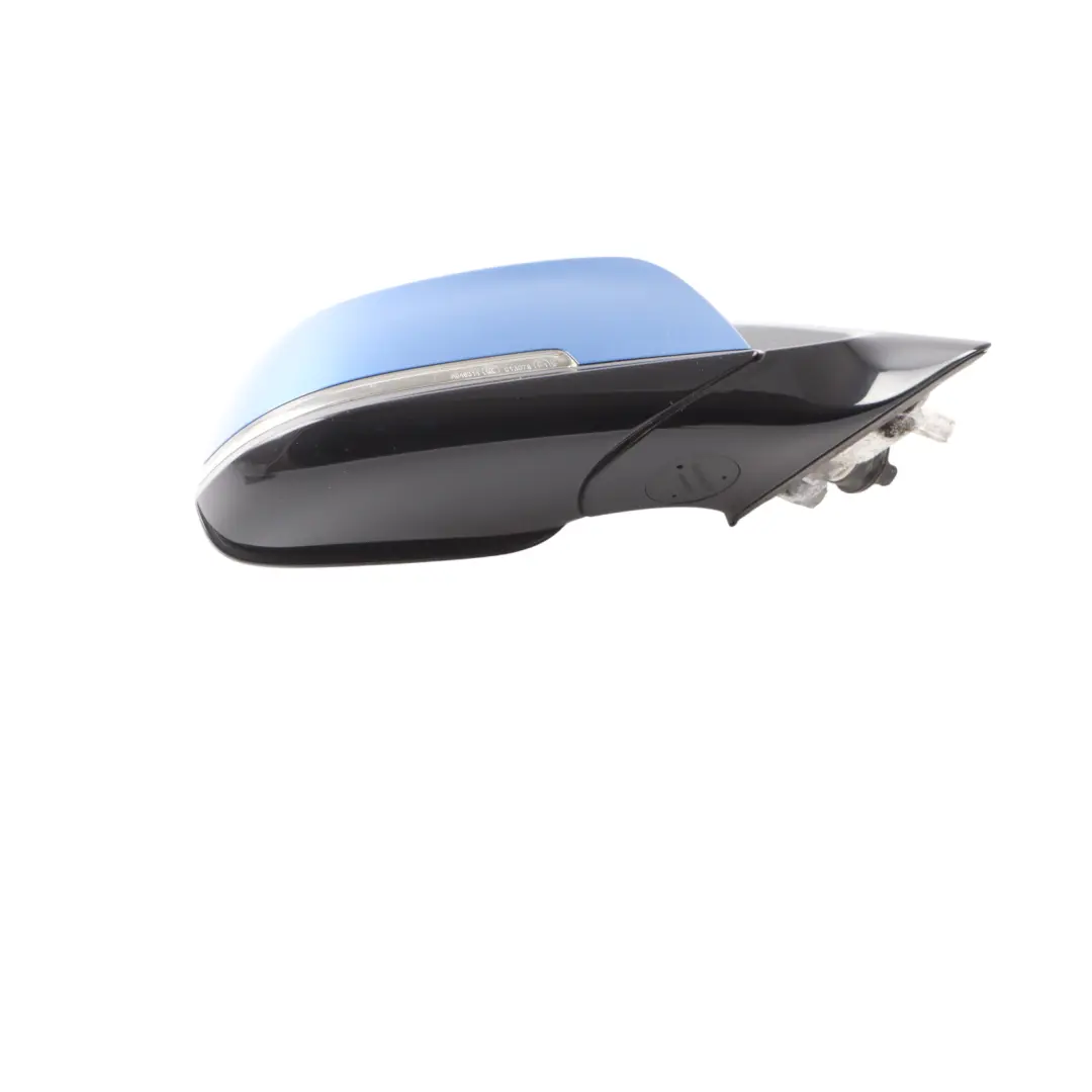  Rétroviseur Droit Haute Brillance Pour BMW F30 F31 Finition Estoril Blue - B45 - SKU RHD-7345660-EB2 - Numéro de pièce 7345660