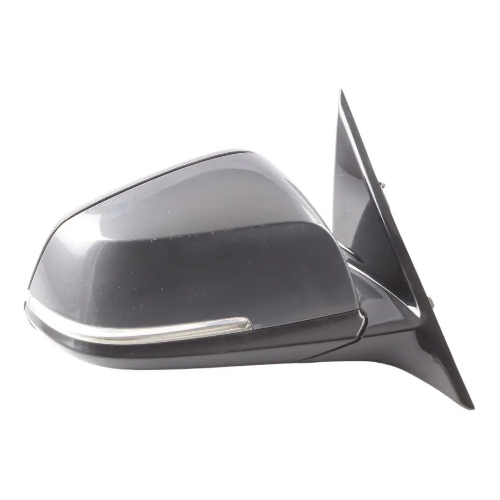 BMW F30 F31 High Gloss Heated Right Wing Mirror O/S Mineral Grey B39 - SKU RHD-7345660-MG1 - Part number 7345660