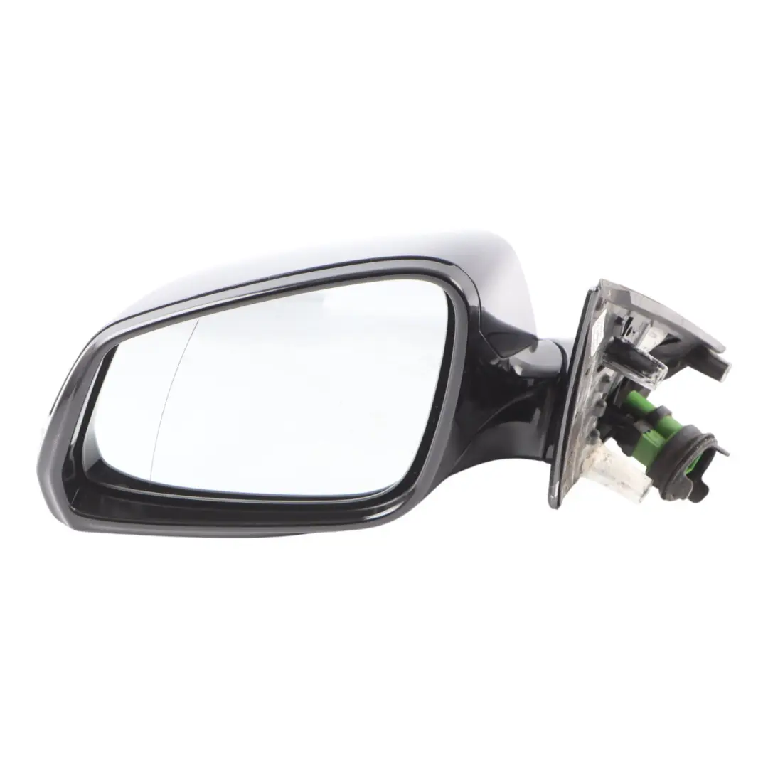 Door Wing Mirror BMW F10 F11 LCI Outside Left N/S Carbonschwarz Metallic - 416 to with Part number 7350645 Door Wing Mirror BMW F10 F11 LCI Outside Left N/S Carbonschwarz Metallic - 416 - SKU RHD-7350645-CAR - Part number 7350645