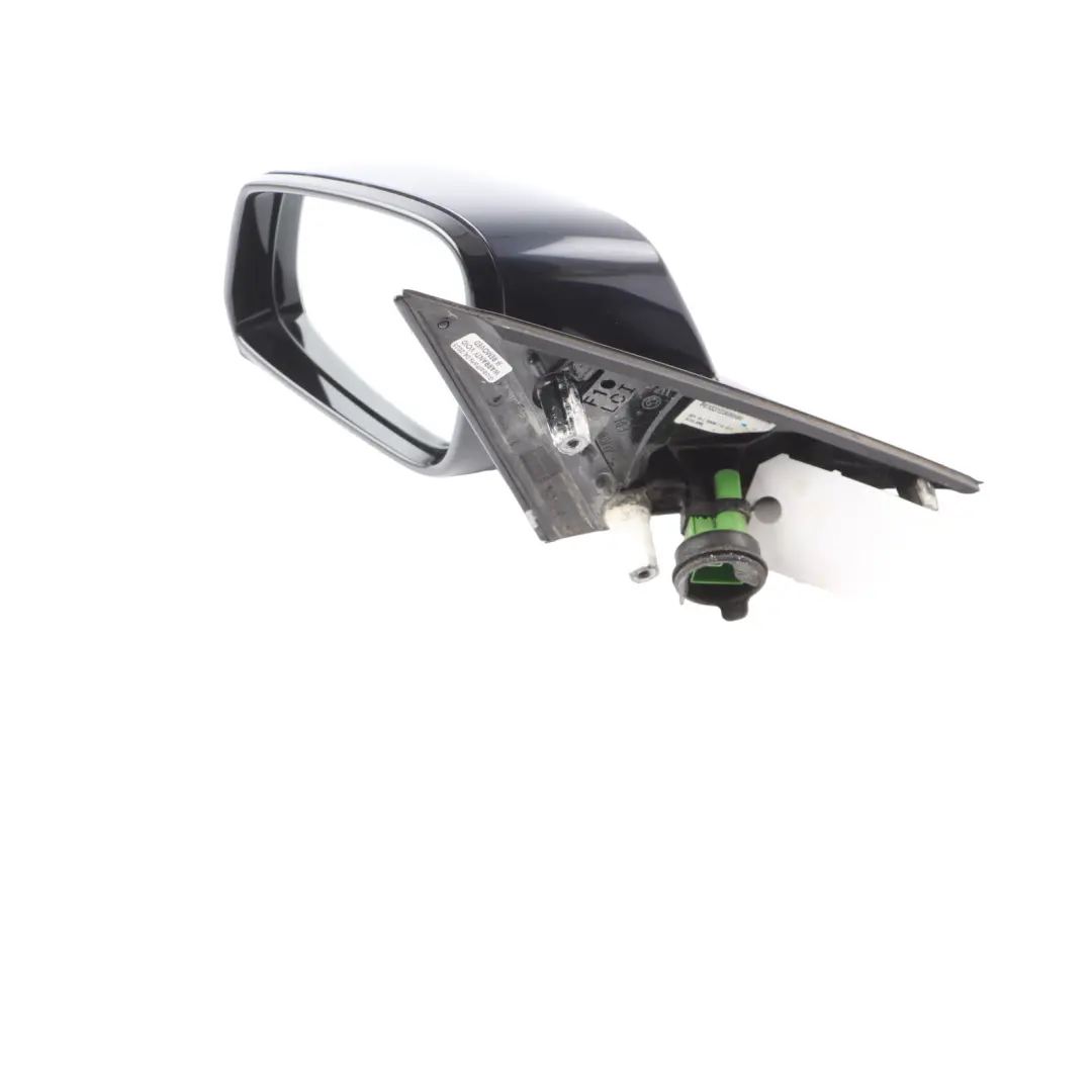  Door Wing Mirror BMW F10 F11 LCI Outside Left N/S Carbonschwarz Metallic - 416 - SKU RHD-7350645-CAR - Part number 7350645