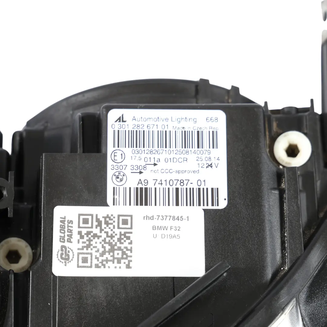 Bi-Xenon Headlight Headlamp Front Light Lamp Left N/S 7387543 to BMW F32 F33 F80 M3 with Part number 7377845 BMW F32 F33 F80 M3 Bi-Xenon Headlight Headlamp Front Light Lamp Left N/S 7387543 - SKU rhd-7377845-1 - Part number 7377845