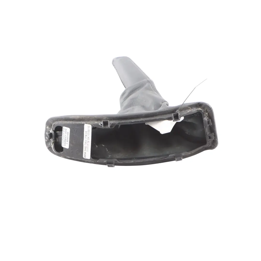 Handbrake Level Cover Leather to BMW E90 E92 E93 M3 Black with Part number 7900778 BMW E90 E92 E93 M3 Black Handbrake Level Cover Leather - SKU RHD-7900778-3 - Part number 7900778