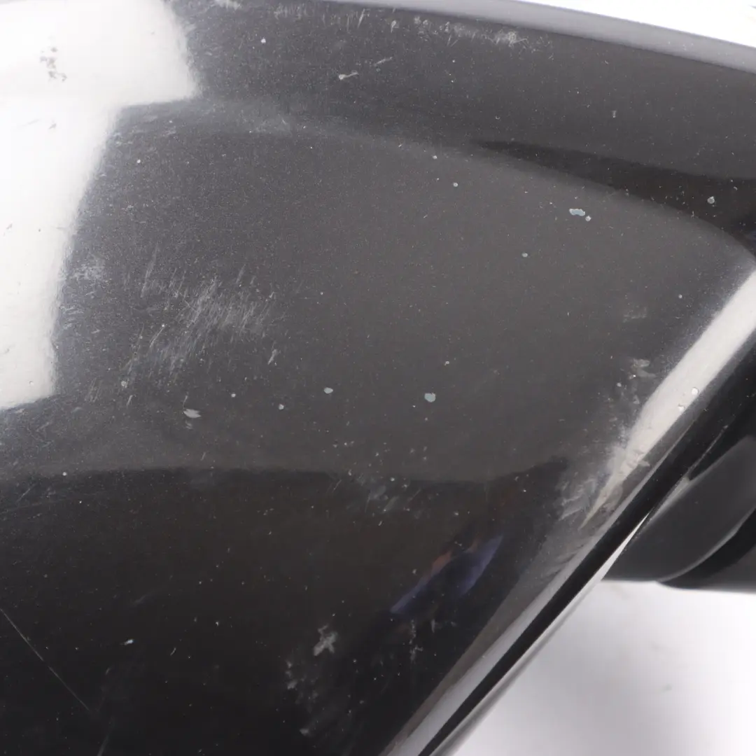 VW Volkswagen Touareg 7L Door Mirror Wing Left N/S Black Magic Pearl - C9Z - SKU RHD-7L6857507GB-BLM - Part number 7L6857507GB
