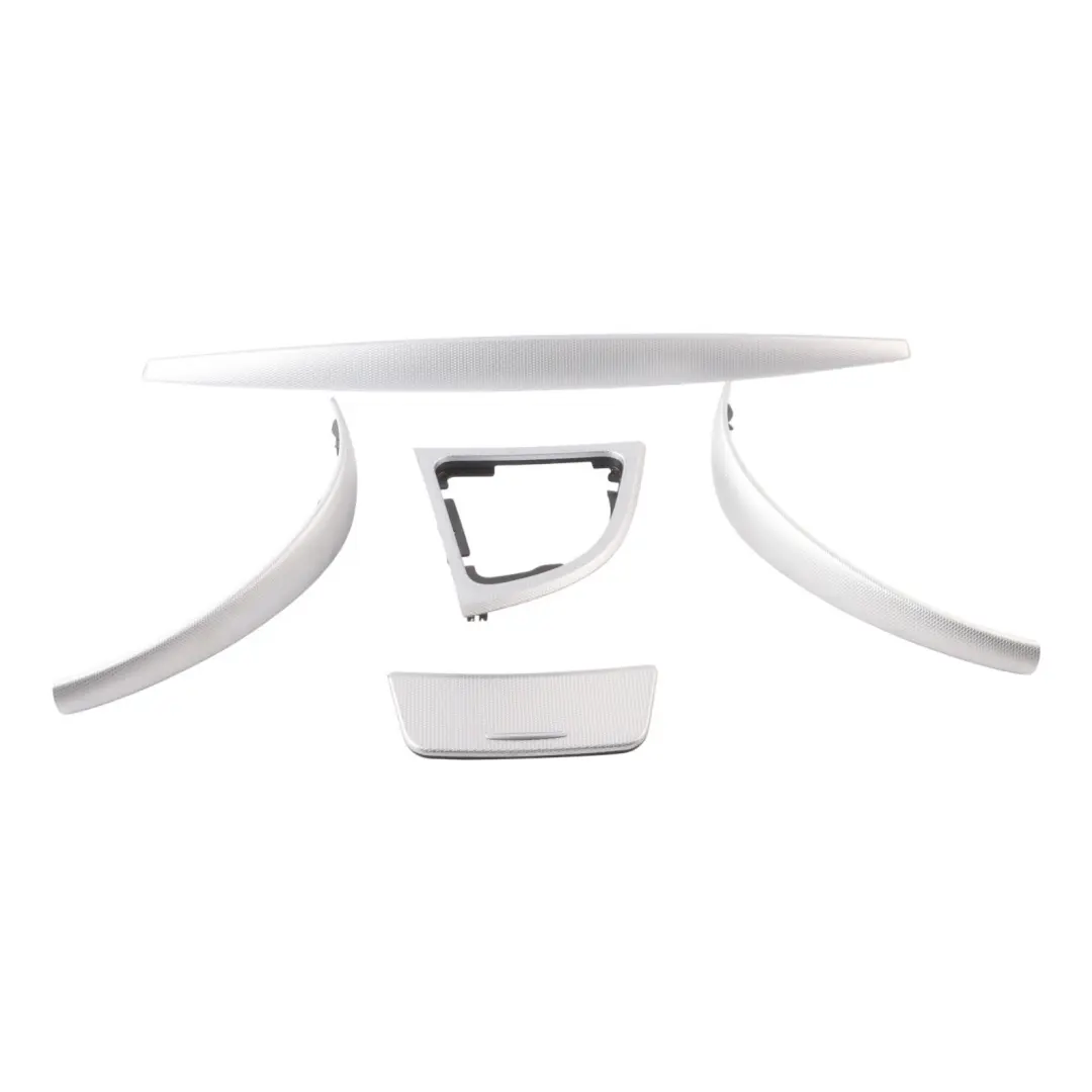 Interior Trim Set Dashboard Ashtray Strip Glacier Silver to BMW E87 LCI with Part number 8037458 BMW E87 LCI Interior Trim Set Dashboard Ashtray Strip Glacier Silver - SKU RHD-8037458-1 - Part number 8037458