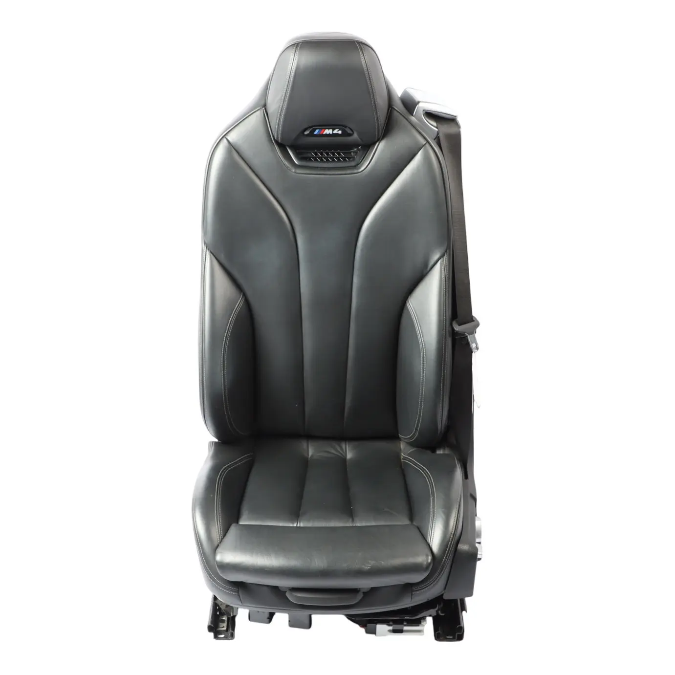 BMW F83 M4 Convertible Front Seat Heated Leather Merino Black Memory Left N/S