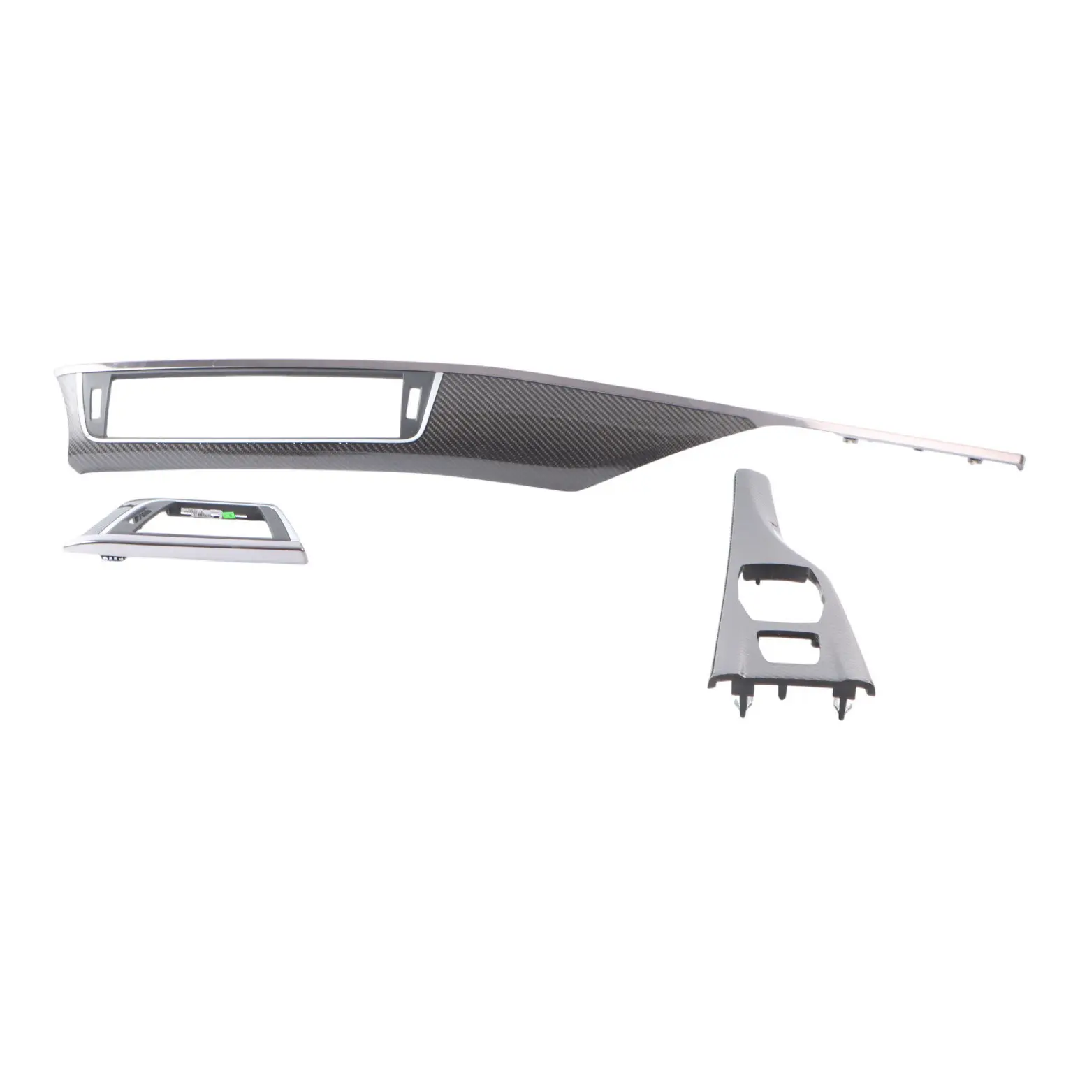 Dashboard Console Cover BMW F80 M3 LCI F82 M4 Air Vent Trim Carbon Fibre Set