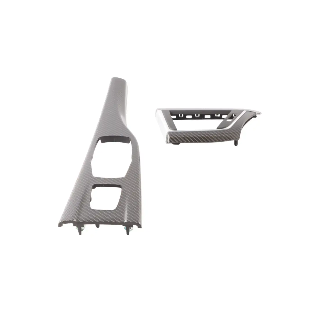 Dashboard Console Cover BMW F80 M3 LCI F82 M4 Air Vent Trim Carbon Fibre Set to with Part number 8068610 Dashboard Console Cover BMW F80 M3 LCI F82 M4 Air Vent Trim Carbon Fibre Set - SKU RHD-8068610-3 - Part number 8068610