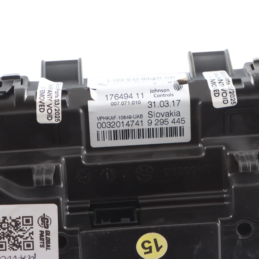 Instrument Cluster Speedo Clocks MPH Manual 9295445 to BMW F20 F21 F45 with Part number 8794209 BMW F20 F21 F45 Instrument Cluster Speedo Clocks MPH Manual 9295445 - SKU rhd-8794209-1 - Part number 8794209