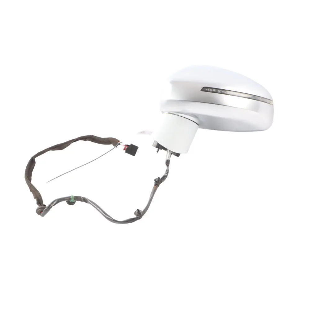 Audi TT Mk2 8J Door Side Wing Mirror Left N/S Aluminium Casing - SKU RHD-8J0857501A-ALU - Part number 8J0857501A